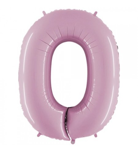 BALÃO ROSA NUMERO 0