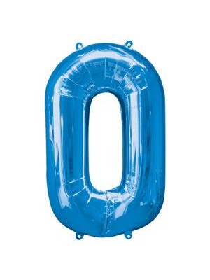 BALÃO AZUL NUMERO 0