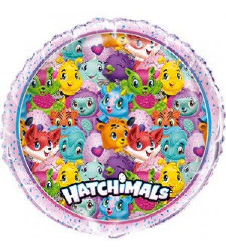 BALÃO METALIZADO   HATCHIMALS 18"